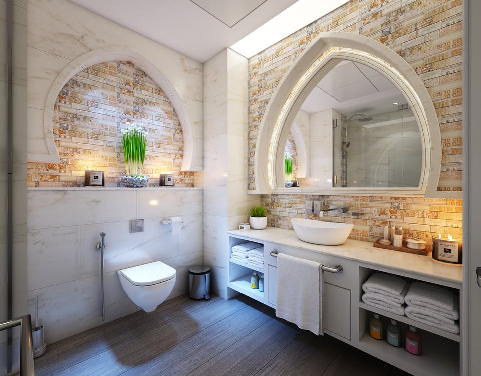 4 Best Ideas for Your Bathroom Flooring 3 Bathroom with dark flooring