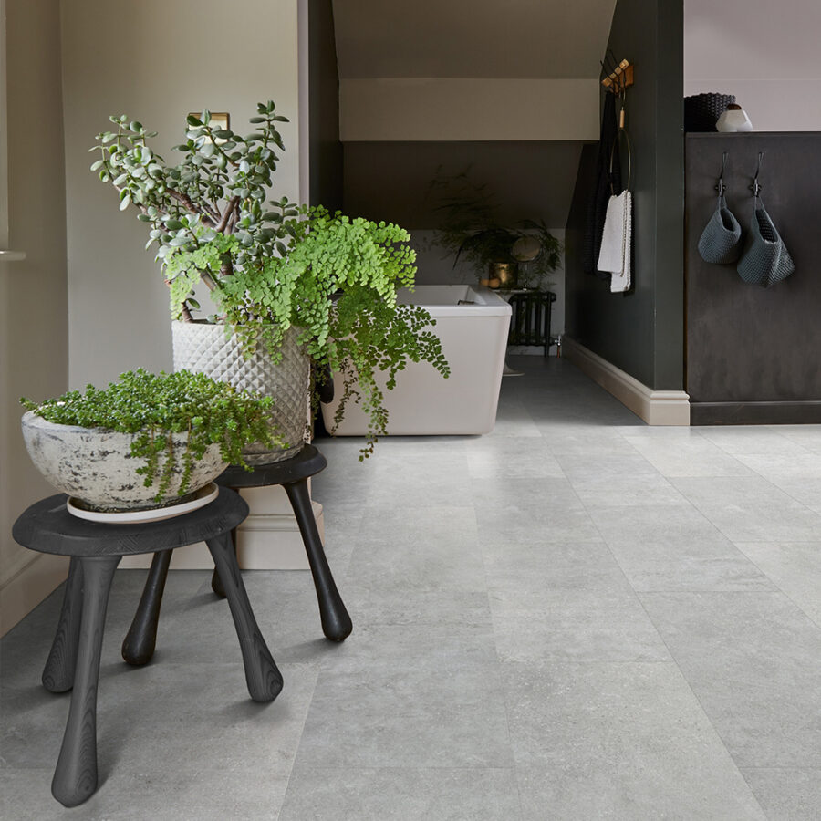 Polyflor Camaro Rigid Core – Tribeca Cement 4151