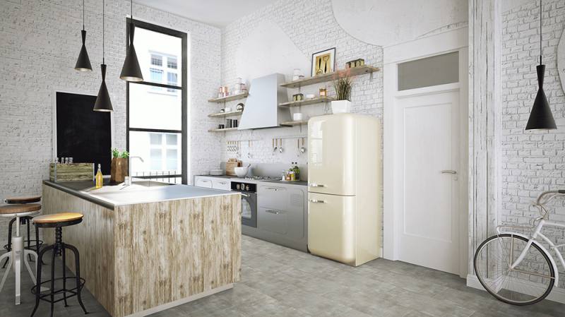 A Comprehensive Guide to LVT Flooring 1 LUVANTO Click Weathered Concrete