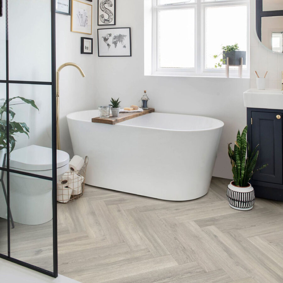 Polyflor Camaro Rigid Core – Westchester Oak Herringbone RPQ4141