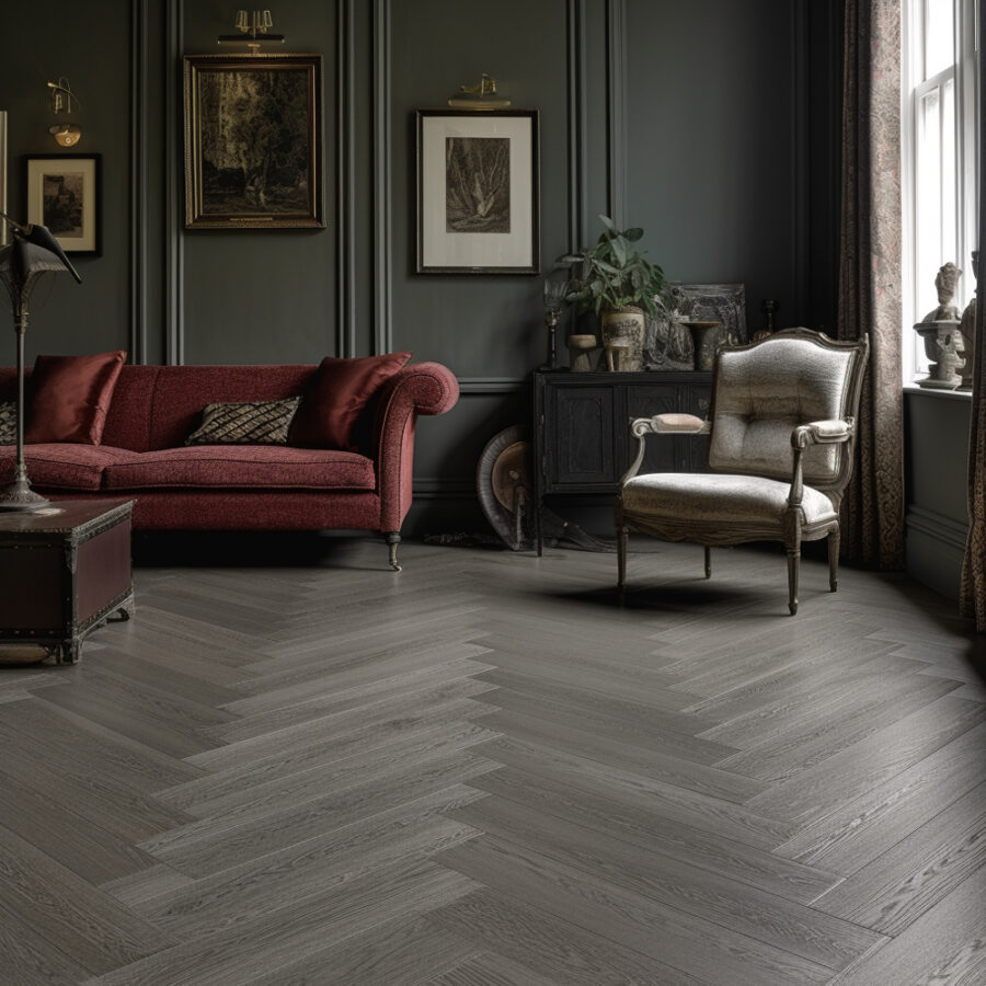 Royal Click Pro Herringbone Thunderstorm Grey