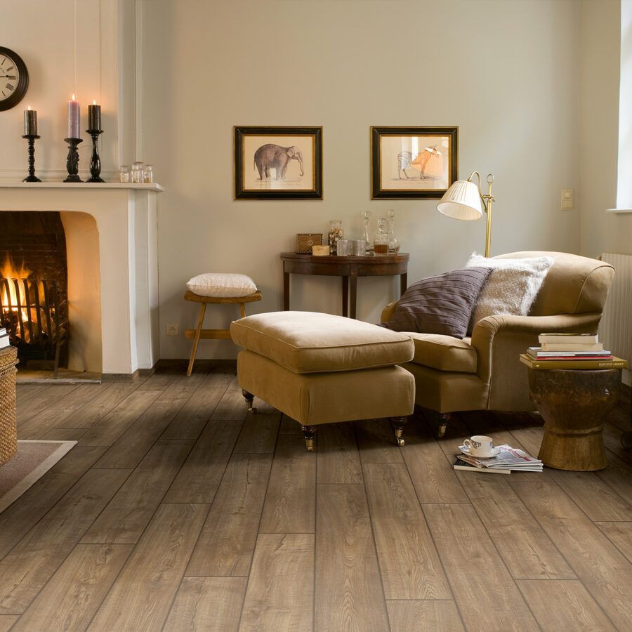 Quick-Step Impressive – Scraped Oak Grey Brown IM1850