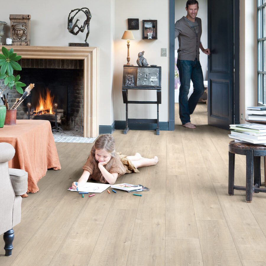 Quick-Step Impressive – Sawcut Oak Beige IM1857