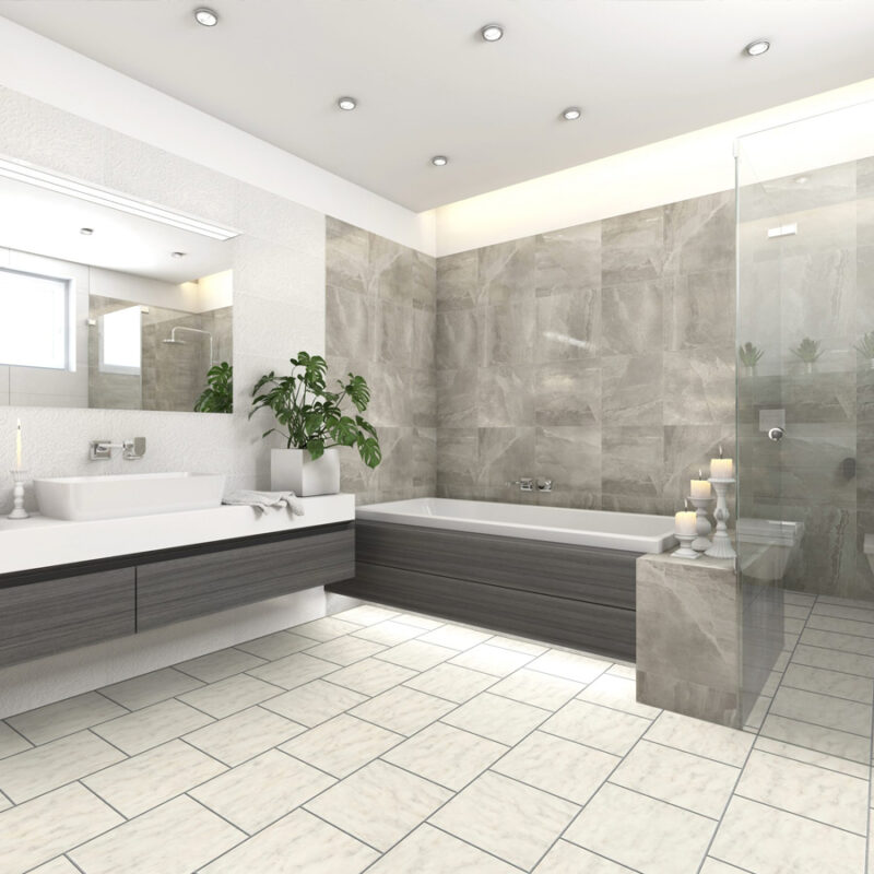Luvanto Design - White Porcelain Square Tile