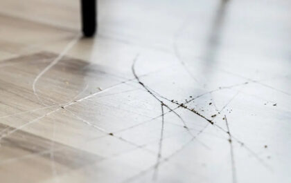 scratched flooring